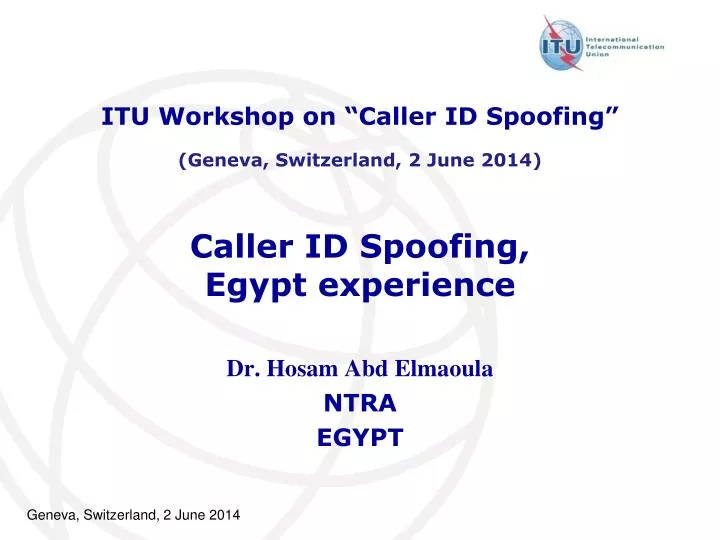 caller id spoofing egypt experience