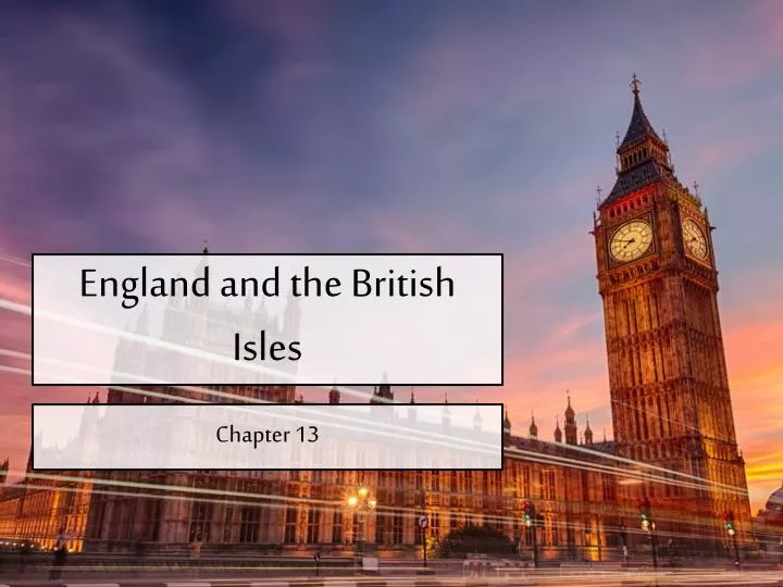england and the british isles