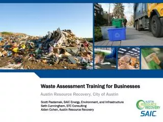 Waste Assessment Training for Businesses