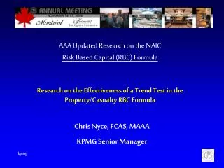 Research on the Effectiveness of a Trend Test in the Property/Casualty RBC Formula