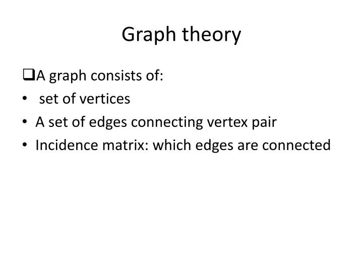 graph theory