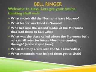 Bell Ringer