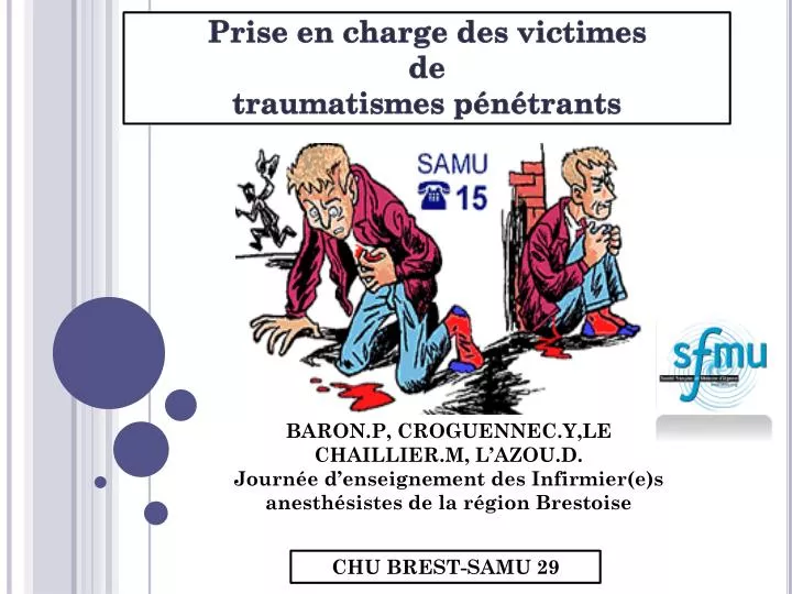 prise en charge des victimes de traumatismes p n trants