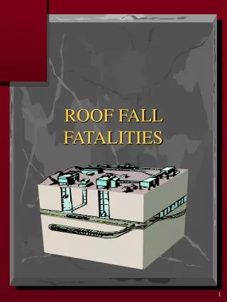 ROOF FALL FATALITIES