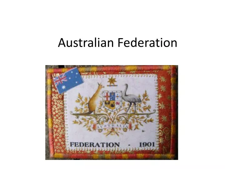 australian federation