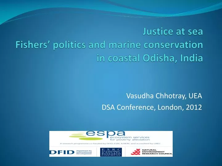 justice at sea fishers politics and marine conservation in coastal odisha india