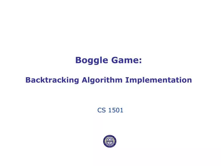 boggle game backtracking algorithm implementation
