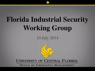 Florida Industrial Security Working Group