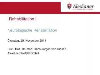 rehabilitation i