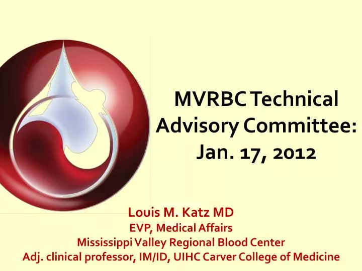 mvrbc technical advisory committee jan 17 2012