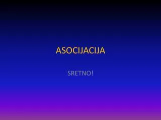asocijacija