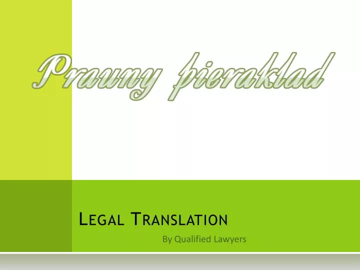 legal translation