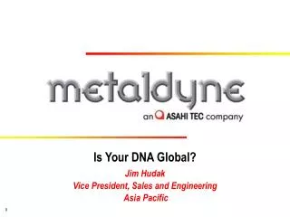 Is Your DNA Global?