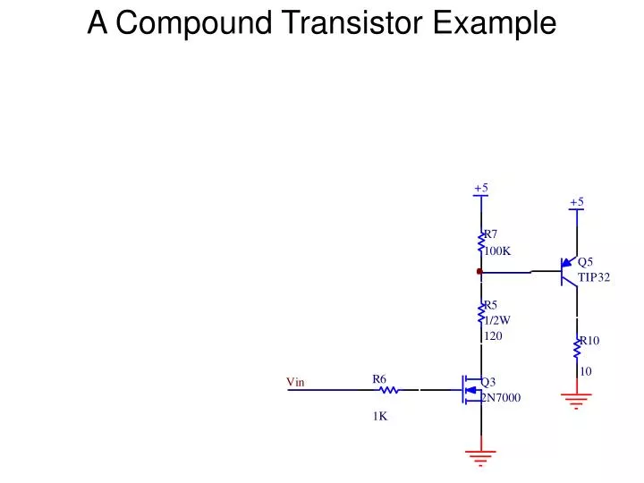 a compound transistor example