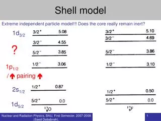 Shell model
