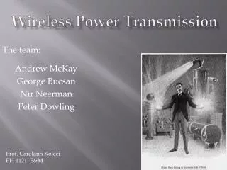 Wireless Power Transmission