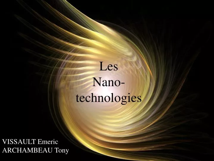 les nano technologies