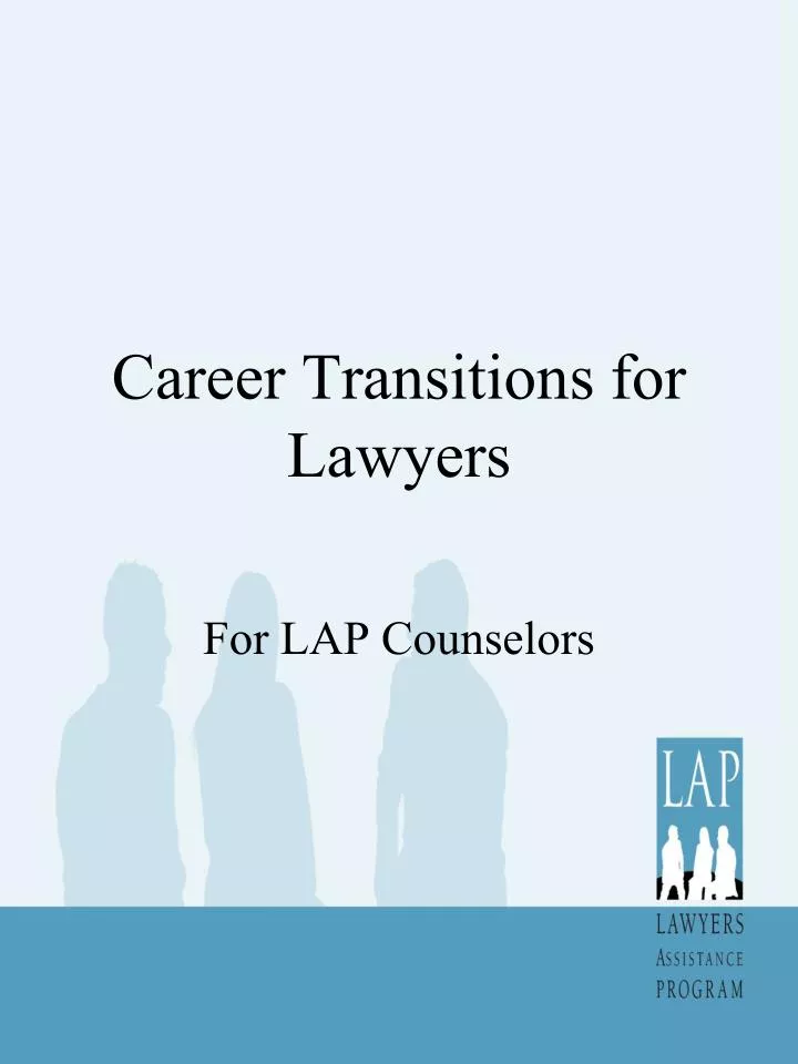 career transitions for lawyers