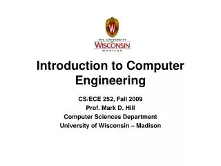 Introduction to Computer Engineering