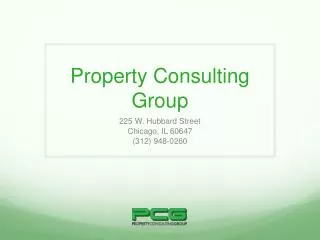 Property Consulting Group