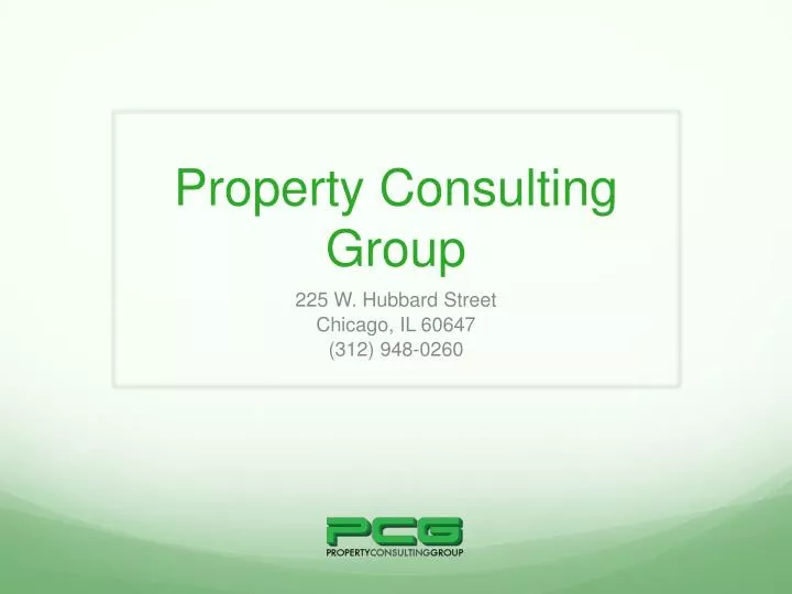 property consulting group