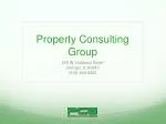 Property Consulting Group - slide 1