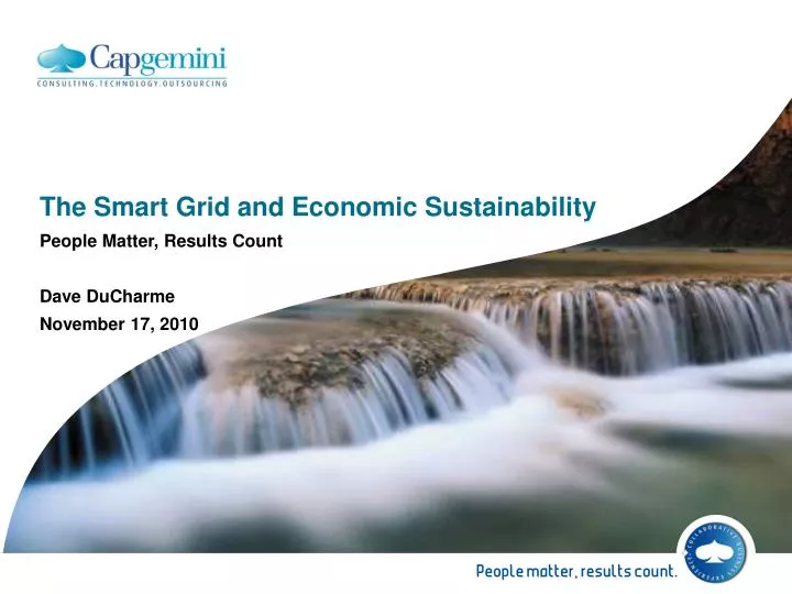 the smart grid and economic sustainability
