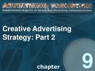 Creative Advertising Strategy: Part 2