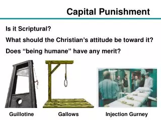 Capital Punishment