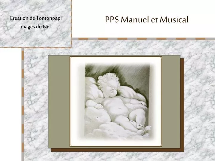 pps manuel et musical