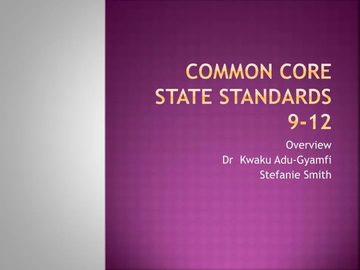 common core state standards 9 12