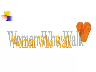 Women Who Walk