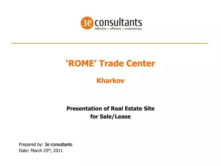 rome trade center kharkov