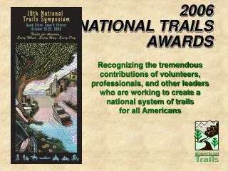 2006 NATIONAL TRAILS AWARDS