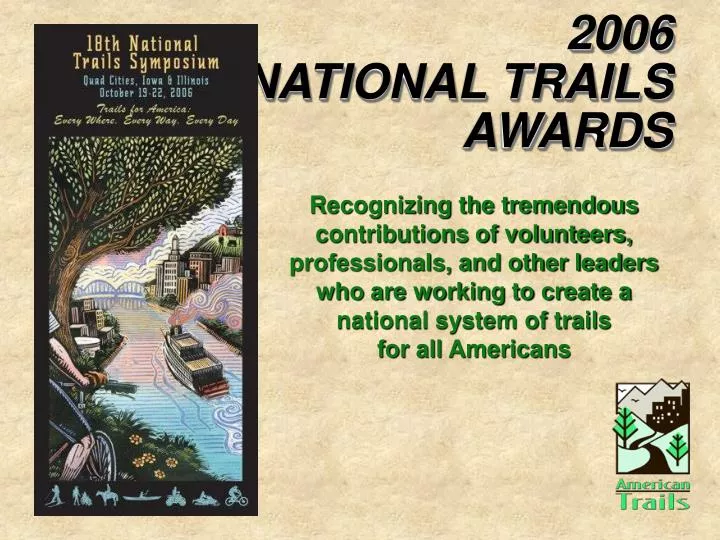 2006 national trails awards