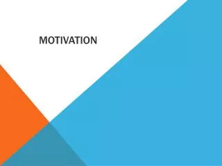 motivation