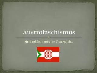 austrofaschismus