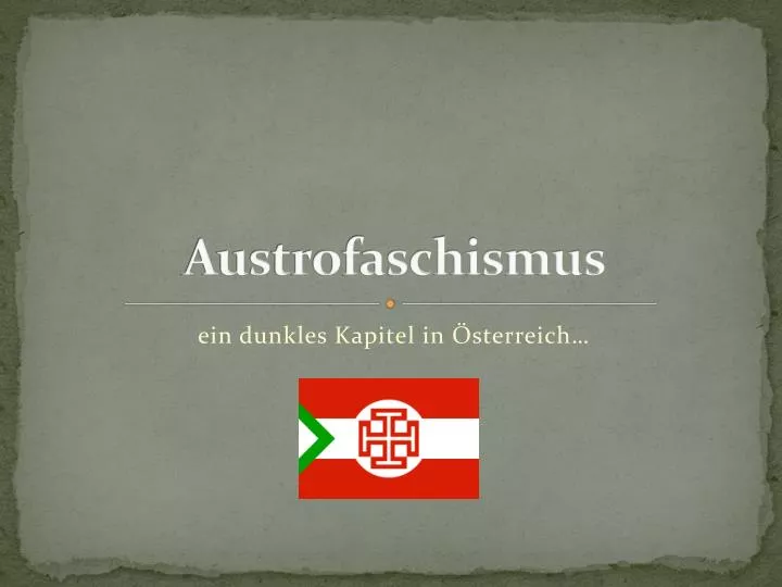 austrofaschismus