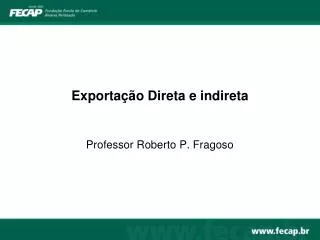 exporta o direta e indireta