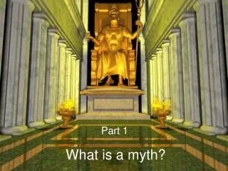 What is a myth?