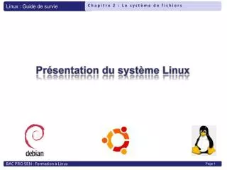 pr sentation du syst me linux