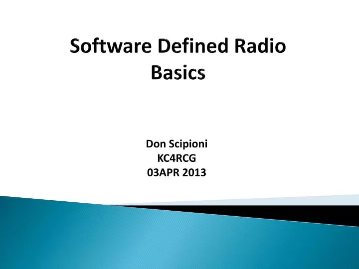 software defined radio basics