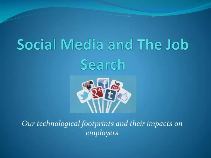 social media and the job search
