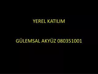 yerel katilim g lemsal aky z 080351001