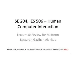 se 204 ies 506 human computer interaction