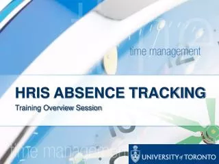 HRIS ABSENCE TRACKING