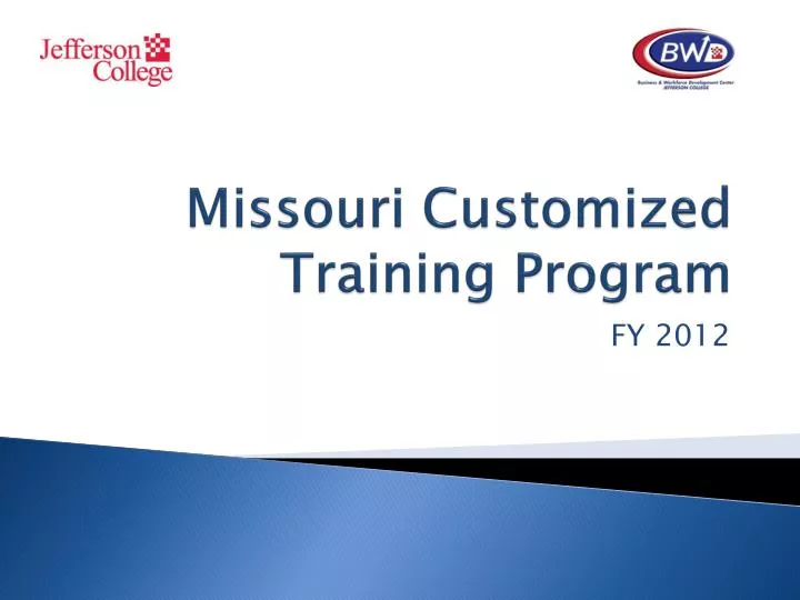 missouri customized training program