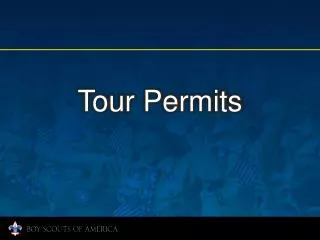 Tour Permits