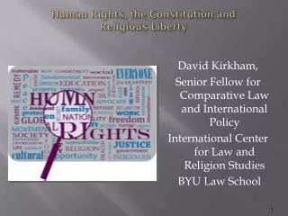 Human Rights, the Constitution and Religious Liberty