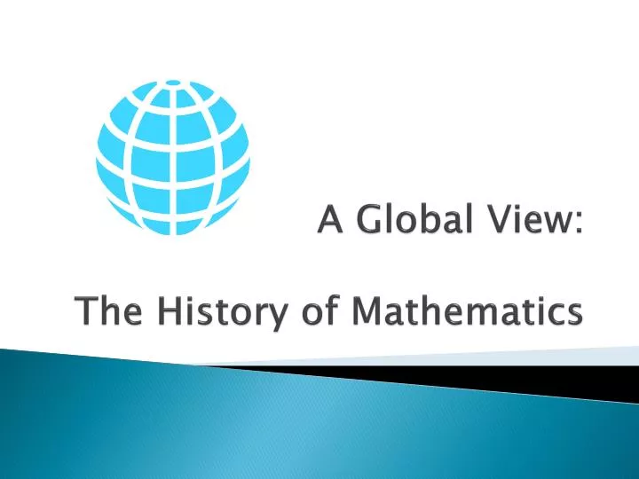 a global view the history of mathematics